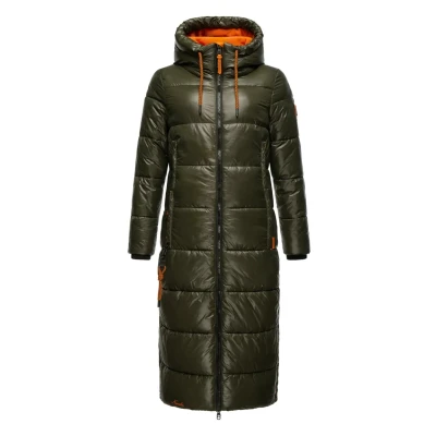 Image of Navahoo Stepp Schmuseengel Winter coat, Women&#039;s, Size: Large, Dark olive