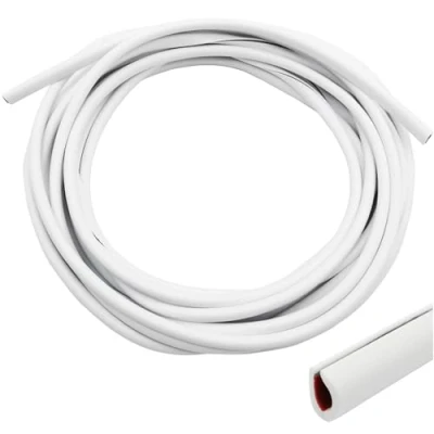 Image of car door seal protector, CTRICALVER 5M edge Protector Strip U shaped protection Fit for SUV Sedan MPV and Most Models (White)