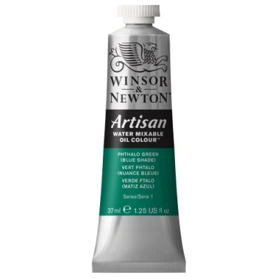 Image of Winsor &amp; Newton Artisan 37 ml Water Mixable Oil Colour Tube Phthalo Green/Blue Shade