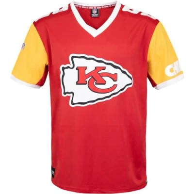 Image of Fanatics Recovered NFL Team Colour Block Jersey, Kansas City Chiefs, XL