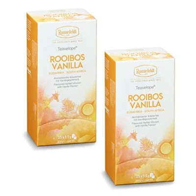Image of Ronnefeldt Teavelope Rooibos Vanilla Flavoured Herbal Tea 25 X ...