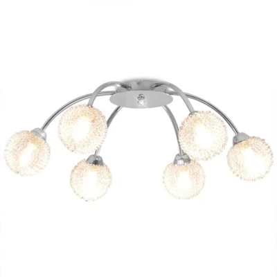 Image of vidaXL Ceiling Lamp with 6 LED Bulbs G9 240 W