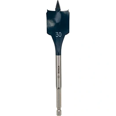 Image of Bosch 2608595497 30 x 152 mm Hex Shank Self Cut Speed Flat Drill Bit