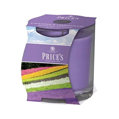 Image of Prices Fragrance Collection Lavender &amp; Lemongrass Cluster Jar Candle