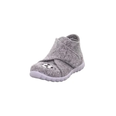 Image of Superfit Baby Boys Happy Wool Felt Mule, Grey 2020, 3.5 UK Child