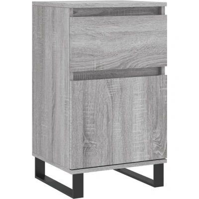 Image of Sideboard Grey Sonoma 40x35x70 cm Engineered Wood Vidaxl