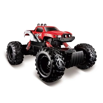 Image of Maisto M82746 R/C Rock Crawler Off Road Truck 2.4GHz 1:16 Scale Monster Vehicle, Multiple