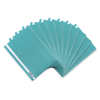 Image of Elba 100742 File Folder A4 Pack of 10 Made from Plastic Modern 31 x 22,8 0,3 cm Turquoise