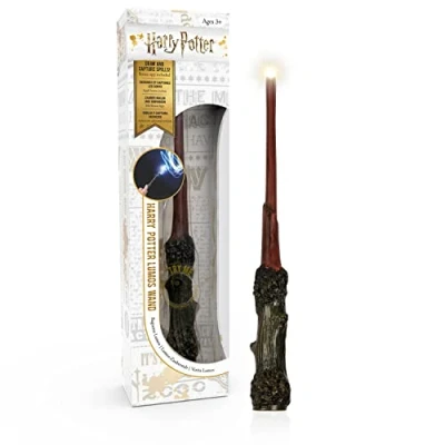 Image of WOW! STUFF Harry Potter Lumos Wand 7&#039; Light up Official Wizarding World Gifts, Toys and Collectables Role Play or Dress Costume Accessory for Fans, Girls Boys, Ages 3+ to Adult
