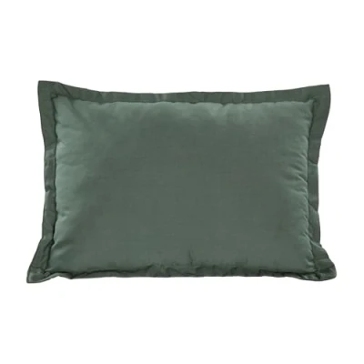 Image of Trespass Unisex&#039;s SNOOZEFEST Lightweight Compact Packaway Camping Travel Pillow, Moss, 35 x 23cm