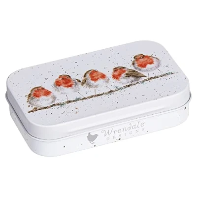 Image of Wrendale Designs &#039;Jolly Robin&#039; Mini Tin