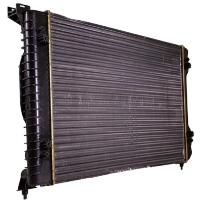 Image of 8E0121251, 8E0121251A Engine radiator VALEO 732963 Aluminium 632mm 415mm 34mm without coolant regulator Mechanically jointed cooling fins