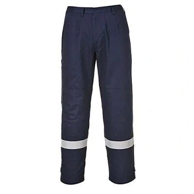 Image of Portwest Bizflame Plus Trouser, Size: 4XL, Colour: Navy, FR26NAR4XL