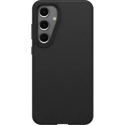 Image of OtterBox React Plastic Back Cover Black Samsung Galaxy S24 FE