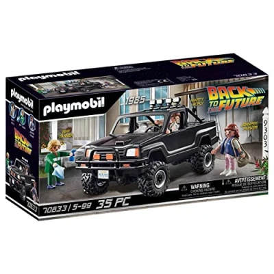 Image of Playmobil Back to the Future 70633 Marty&#039;s Pick up Truck, for Children Ages 5+, Fun Imaginative Role Play, PlaySets Suitable 4+