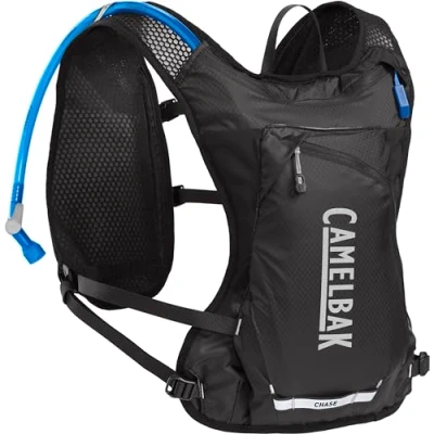 Image of CamelBak Women&#039;s Chase Race 4 Vest Cycling Hydration / Pack Litre Storage w 1.5 BPA Free Reservoir Water Bladder, Black