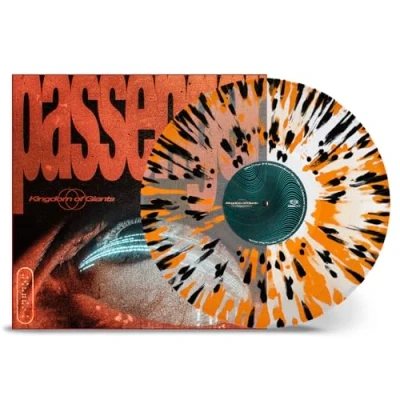 Image of Kingdom Of Giants Passenger Clear With Orange and Black Splatter vinyl Sealed 2024 USA LP 5388 4