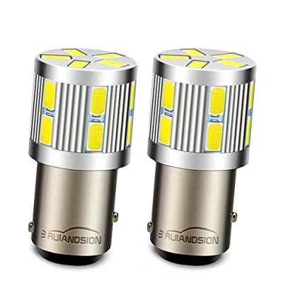 Image of Ruiandsion 1157 LED Bulb, 2pcs 6V BAY15D 2057 2357 7528 Super Bright 5630 17SMD Bulbs Replacement for Backup Reverse Turn Signal Tail Lights, White