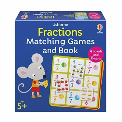 Image of Fractions Matching Games and Book
