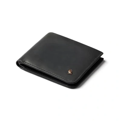 Image of Bellroy Hide &amp; Seek, Slim Leather Wallet, RFID Editions Available (Max. 12 Cards and Cash) NightForest