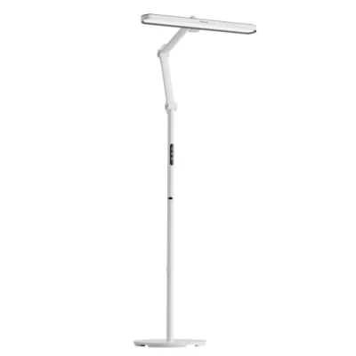 Image of Honeywell LED Floor Lamp Modern 05D01 Sunturalux™ Dimmable Standing Lamp, Eye Caring Light with 28W 1500LM Bright Natural Daylight Reading Lamps for Living Room Home Office (White)