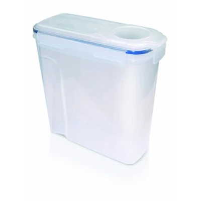 Image of Addis Clip &amp; Close Cereal Container 4L, Single Transparent