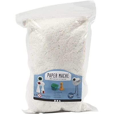Image of Scola 140g of Paper Mache Powder Pulp Papier mâché Bag Pulverised Art &amp; Craft Supply