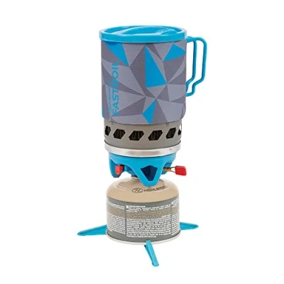 Image of Highlander Lightweight Camping Stove: Only 570g Stove with Piezo Ignition 1.1L Pot for Backpacking and Hiking Portable Propane Gas Burner Perfect Outdoor Equipment Your Next Adventure!