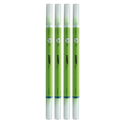Image of LAMY Ink x Set of 4 Plastic Erasers with Eraser Tip and Correction Only for Erasing Royal Blue