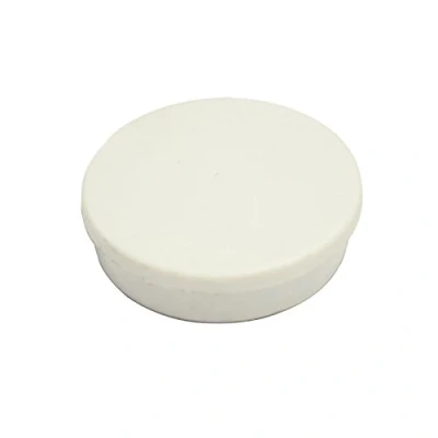 Image of Bi Office 10 mm Round Magnet White [Pack of 10]