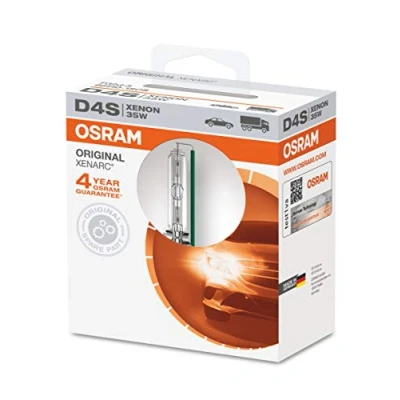 Image of OSRAM XENARC ORIGINAL D4S HID Xenon discharge bulb, lamp, OEM quality OEM, 66440 1SCB, softcover box (1 lamp)
