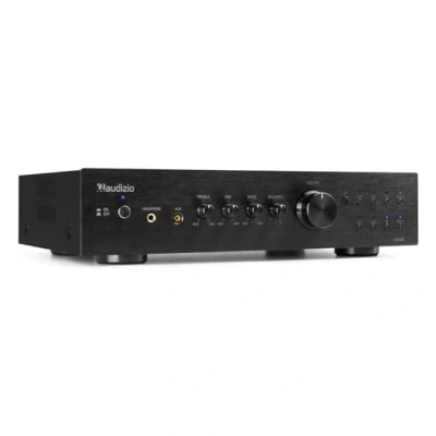 Image of Audizio AD420B 2 Zone Multi Room HiFi Stereo Amplifier With Bluetooth, Versatile Home Amplifiers, Premium for Seamless Audio Control, Black