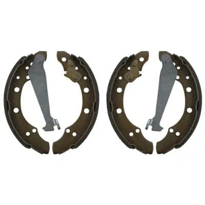 Image of 1H0609525D, 357609527, 6Y0609528A, 867698525X Brake Shoes BLUE PRINT ADBP410028 Rear Axle 200mm 40mm VOLKSWAGEN: Polo V Hatchback, up! Hatchback