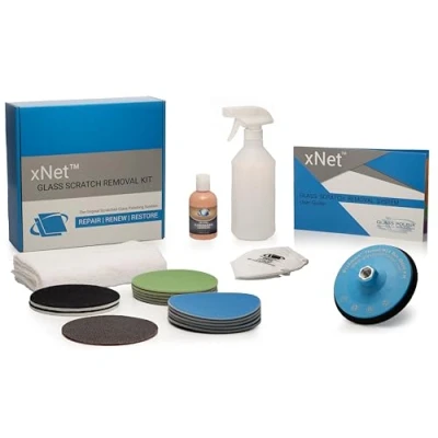 Image of Glass Polish (125mm PRO Scratch Removal Kit for Professional Polishing with Rotary Polisher Ø 125mm M14 Thread