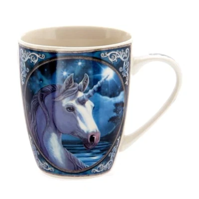 Image of Puckator Lisa Parker Licensed Unicorn Porcelain Mug Funny Home Accessories Cute Gifts for Girlfriend Large Mugs Men Women Hot Drinks Cups Presents Secret Santa Gift Cup Set