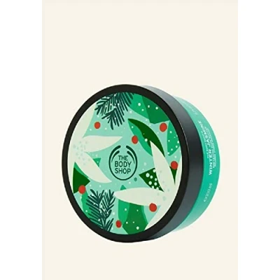Image of The BODY Shop Winter Jasmine festive BUTTER 200g Special Edition 2020 MOISTURISER WARM, SWEET VANILLA SCENT VEGAN