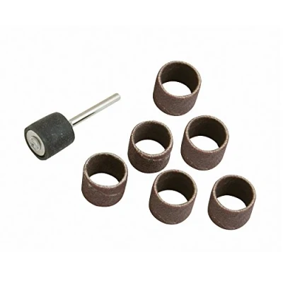 Image of Silverline 598511 Rotary Tool Drum Sanding Set 7pce 6.35 mm (1/4&quot;)