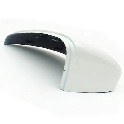 Image of UNDERGROUND PARTS Painted Candy White Door Wing Mirror Cover Cap Casing Left Passenger side for VW Golf mk6