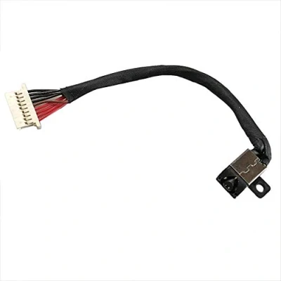 Image of Gintai DC In Power Jack Dock Port Socket Charging Cable Replacement for Dell Ins piron 15 7591 7590 7580 / Vostro P83F P83F001 048JWV 48JWV 9PIN 9cm