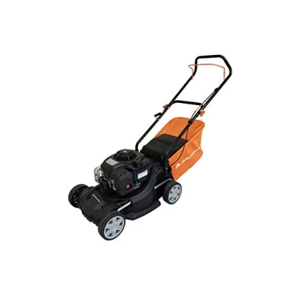 Image of Yard Force 40 cm Hand Push Petrol Lawnmower with 125cc Briggs and Stratton 300 Engine GMB40, Black/Orange