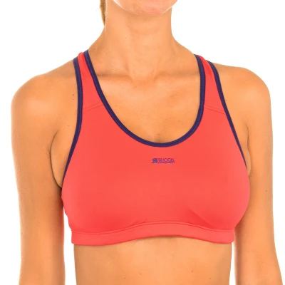 Image of Shock Absorber Womenss sports bra with elastic band under bust S04N0 Multicolour Polyamide/Polyester Size Small