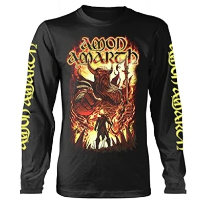 Image of Plastic Head Amon Amarth &#039;Oden Wants You&#039; (Black) Long Sleeve Shirt (Medium)