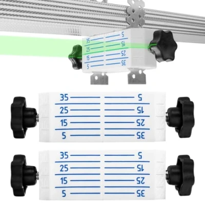 Image of 2 x Suspended ceiling leveling bracket profile CD60 ES hanger plasterboard regips