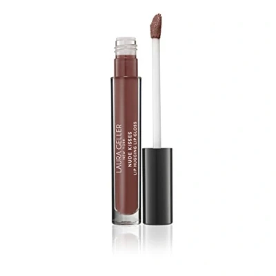 Image of LAURA GELLER NEW YORK Nude Kisses Lip Hugging Gloss Non Sticky Finish, Ultra Creamy, High Shine Moisturizer with Vitamin E and Shea Butter, Cocoa Nut, 2.9 ml