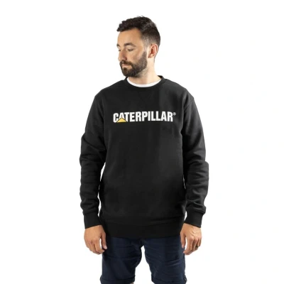 Image of Caterpillar Midweight Crewneck Sweatshirt Black XXXX Large