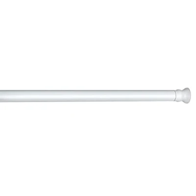 Image of Wenko 19209100 Telescopic shower rod White Ø 2 cm, Metal Aluminium,