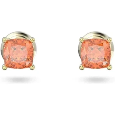 Image of Swarovski Earrings STILLA: PE Stud Orange/GOS 5639123 Brand, one Size, Non Precious Metal, No Gemstone
