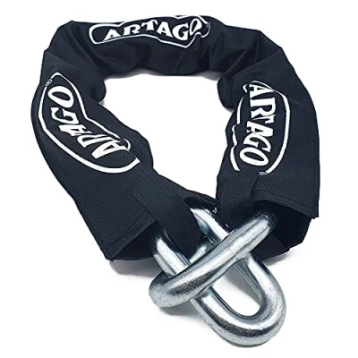 Image of Artago 14.120 Heavy Duty Chain Anti Theft ø15mm/0,59in Approved Sold Secure Gold, Resistant Steel, Maximum Security Tested, Bunker Selection 120cm/3,9ft, Combinable Motorcycle, Gates