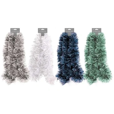 Image of Ditzy Doll CHUNKY TINSEL Single Assorted Christmas Xmas Decorations Tree Home House Festive