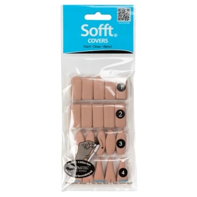 Image of PanPastel Sofft Tools by Golden, Tool 62100 Mixed Sponge Covers (Pack of 40), Professional Artist Pastels